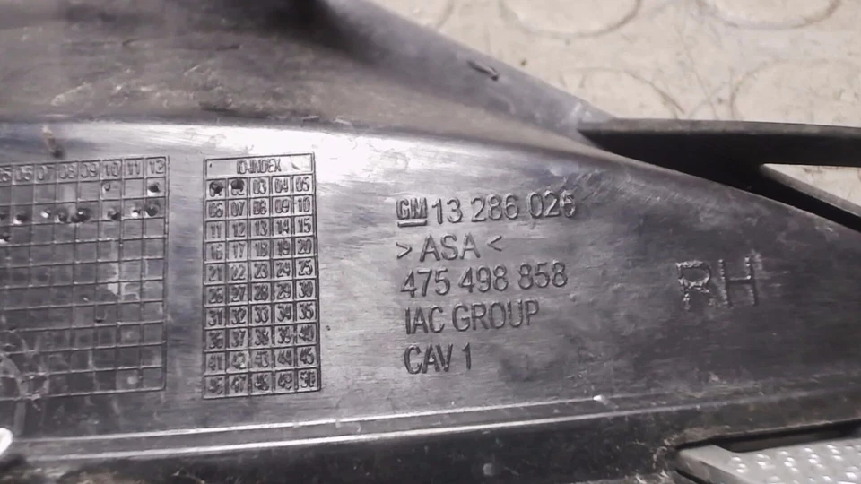 Blende Nebelscheinwerfer Rechts Opel Corsa 1.2 16V (ecoflex) D 12 Monate - Bild 3 von 4