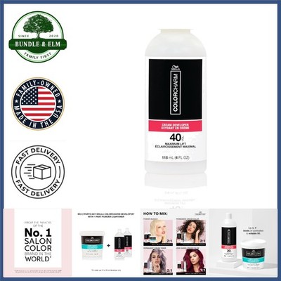 Cream Hair Color Developer for All Hair Types - Maximum Lift and  Formula