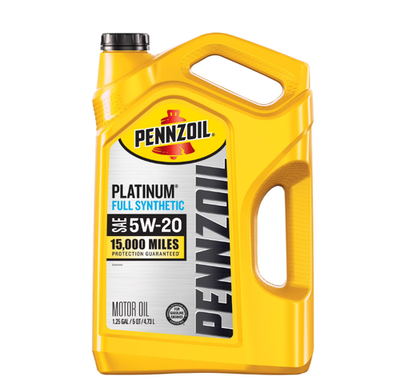 #ad Pennzoil Platinum Full Synthetic 5W 20 Motor Oil 5 Quart 2 pack $46.69