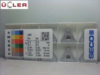 10 X SECO TNMG 160412-M5,TP2501 WENDESCHNEIDPLATTEN CARBIDE INSERTS