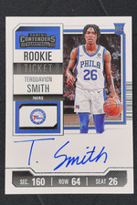 2023-24 Panini Contenders Terquavion Smith Rookie Ticket RC Auto #145 76ers