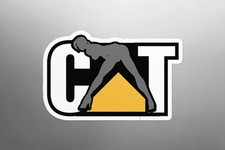 Hooker CAT Heavy Equipment Sticker