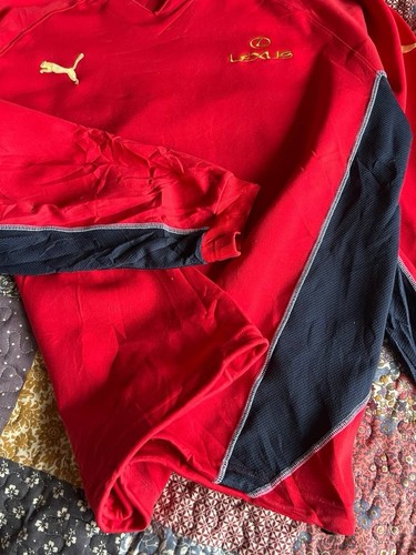 Lexus Puma Made In Japan Mens Sweatshirt Pullover Crew Neck Sweater Sport VTG - Picture 13 of 13