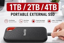 external hard drive 4tb High Speed Capacity Solid State Usb3.2 Laptop Mac And PC