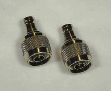 Bird 43 RF Wattmeter QC Adapters 4240-062 N to 4240-125 BNC (Pair)