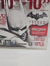 Batman Arkham City Game of the year Edition (PlayStation 3, 2012) PS3