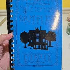 Vintage 1986 Spears Victoria Sampler Tearoom Cookbook Recipes Spiral Bound