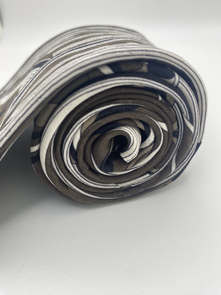 J Blades & Co 56” Vintage Tie USA Monterey Bay Silk Made by Hand Geometric - Image 3 of 4