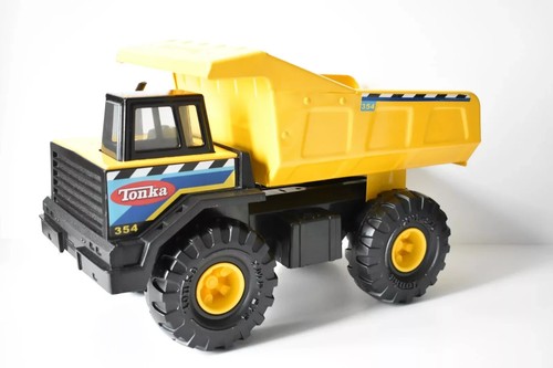 Tonka Large Mighty Dump Truck 354 Metal & Plastic Caterpillar Lorry 2012 VGC (E) - Picture 3 of 19