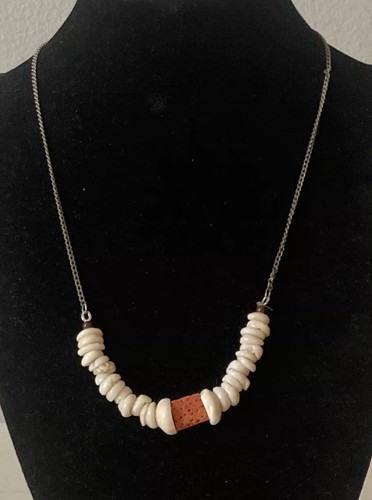 Vintage Hawaiian Natural Puka Shell Choker Genuine 15 Inches Boho Surf #158