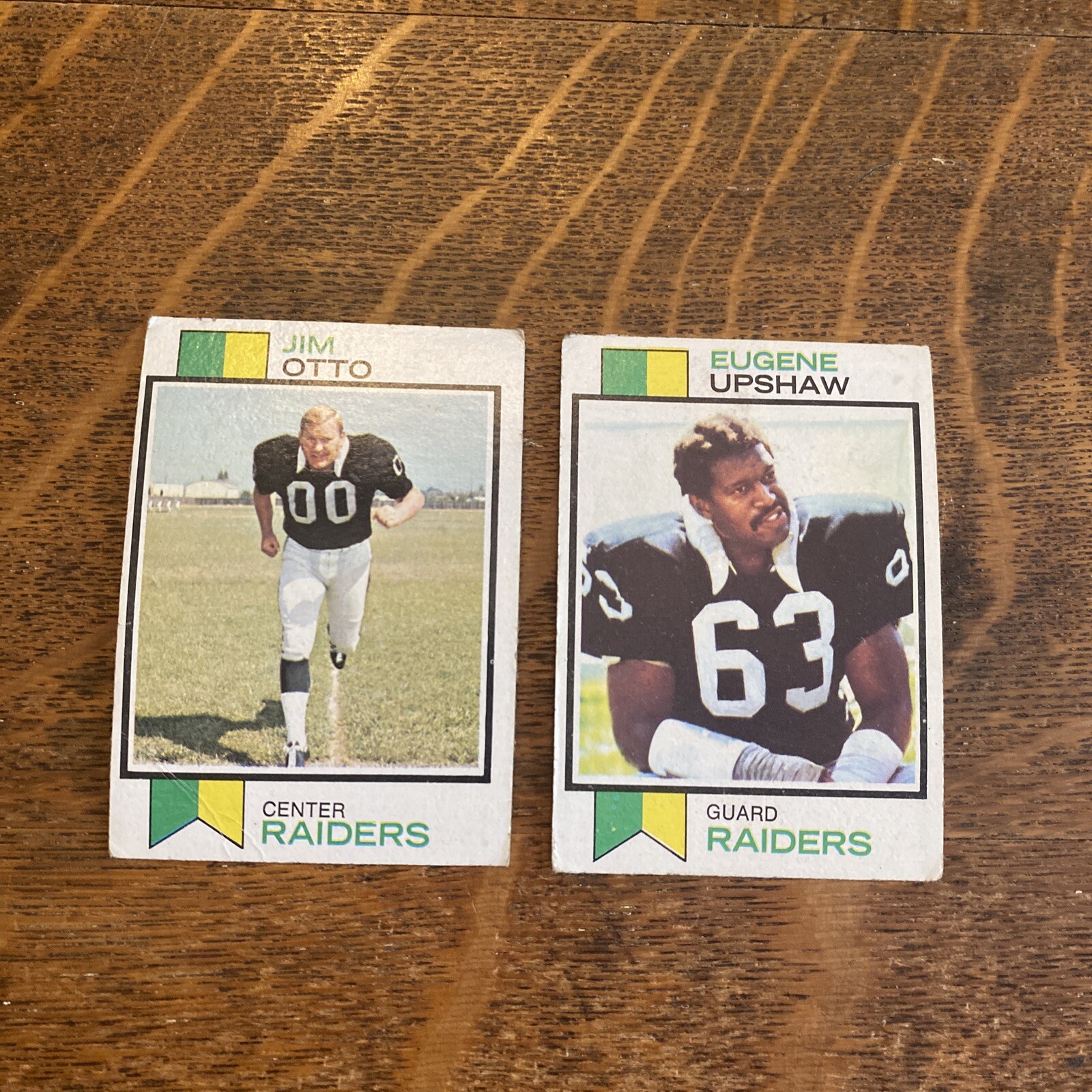1973 Topps #50 Gene Upshaw 461 Jim Otto Low Grade