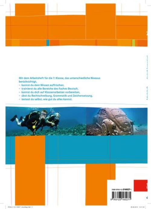 Deutsch.kompetent. Arbeitsheft Mit Lösungen 7. Klasse. Ausgabe Für