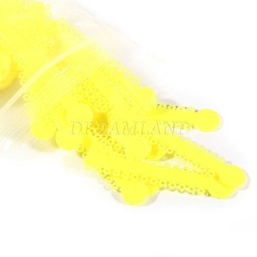1040 Stck. Ligaturkrawatte Zahnkieferorthopädie Ring Elastisch Latexbänder 45 Farben - Bild 347 von 496