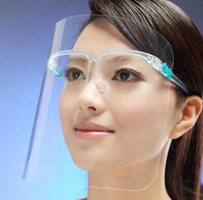 NEU 5X Full Face Shield Visier Schutz Abdeckung Sicherheit Klar Brille Antibeschlag