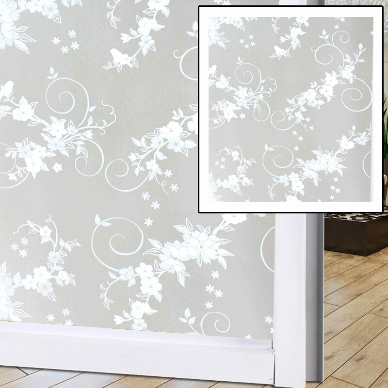Self Adhesive Glass Film Window Sticker Bathroom Glass Sticker PVC