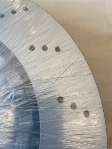 SHW Performance Rear Right Disc Brake Rotor 8E0615602D Audi RS4 AVANT QUATTRO B7 - Picture 3 of 5