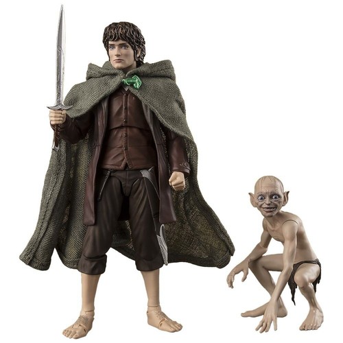 S.H.Figuarts El Señor de los Anillos Frodo Bolsón y Gollum NACIONES TAMASHII Nuevo - Imagen 11 de 11