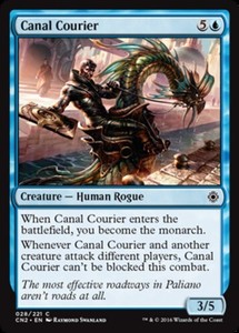 Canal Courier - Foil x1 - Conspiracy 2: Take the Crown - NM-Mint, English - Cons