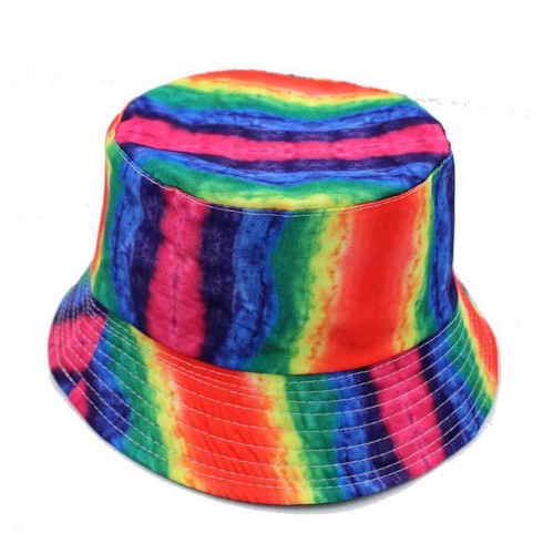 BUCKET HAT 3D PATTERN PRINT UNISEX SUN STYLE REVERSIBLE FOLDABLE FISHING HAT - 第 32/117 張圖片