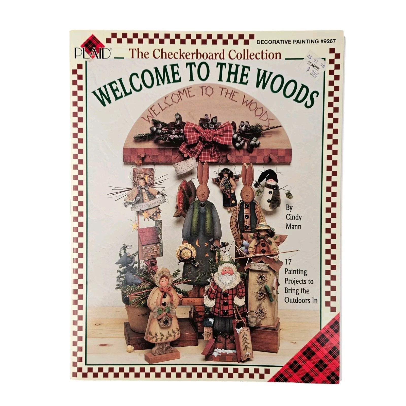 9 Vintage Tole Painting & Craft Books Folk Art Holiday Country Patterns 90s