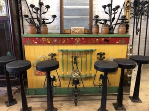 Old Prohibition Bar Stools Speakeasy Bar Stools Ebay
