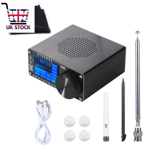 Black ATS25X2 Radio Receiver FM RDS AM LW MW SW SSB DSP Receiver w/ WIFI Antenna - Picture 2 of 14