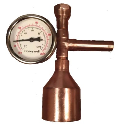 #ad Moonshine Still Keg 2quot; Copper Column Thermometer DIY Kit Distilling Alcohol $42.00