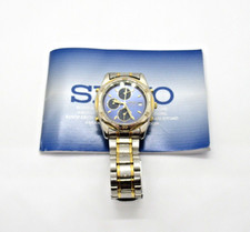 Seiko SQ 50 7T32 -7E00 PANDA DIAL Alarm Chronograph Kalender 5 Bar Vintage Quarz