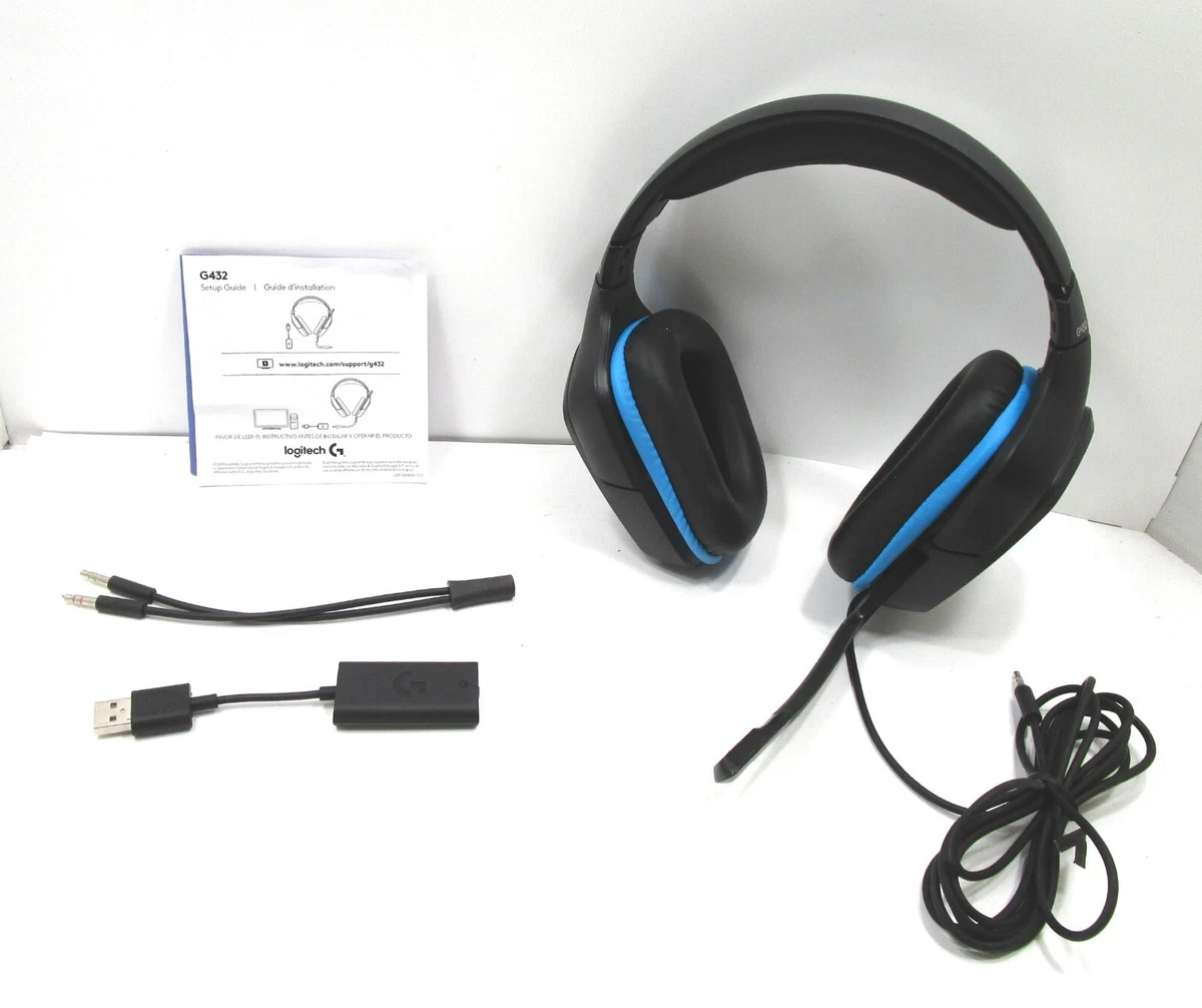 LOGITECH G432 7.1 Surround Sound Wired Gaming Headset 981-000769