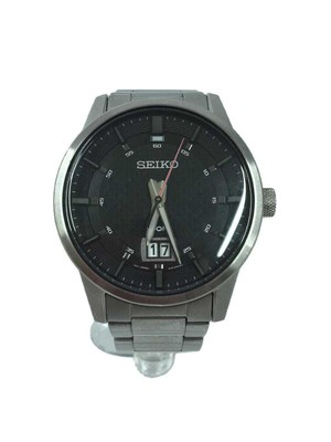 Seiko Neo Sports 6N76-00H0 Stainless Steel Date Silver Quartz Mens
