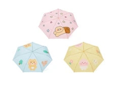 Kakao Friends Basic 3-stage Automatic Umbrella Ryan Choonsik Apeach Foldable
