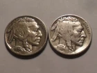 1934-P 1934-D NICE "BETTER DATES" INDIAN HEAD BUFFALO NICKEL 2 PC SET!!
