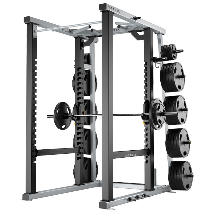 Matrix Magnum Series MG-MR47 Mega Power Rack & Magnum Flat-To-Incline Bench