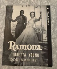 NTA movie TV photo 1950s pressbook RAMONA Loretta Young Don Ameche