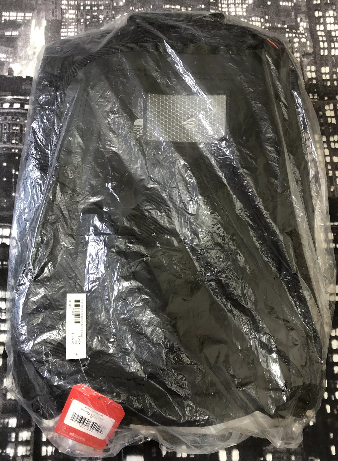 Sac de sport logo Supreme TNF Arc ! Noir ! SS19 !!Stock mort !! NEUF AVEC ÉTIQUETTES !! 100 % authentique !!