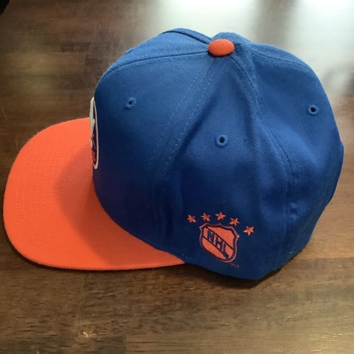 NY Islanders NHL Official Mitchell & Ness Hockey Blue/Orange SnapBack New - 第 5/8 張圖片