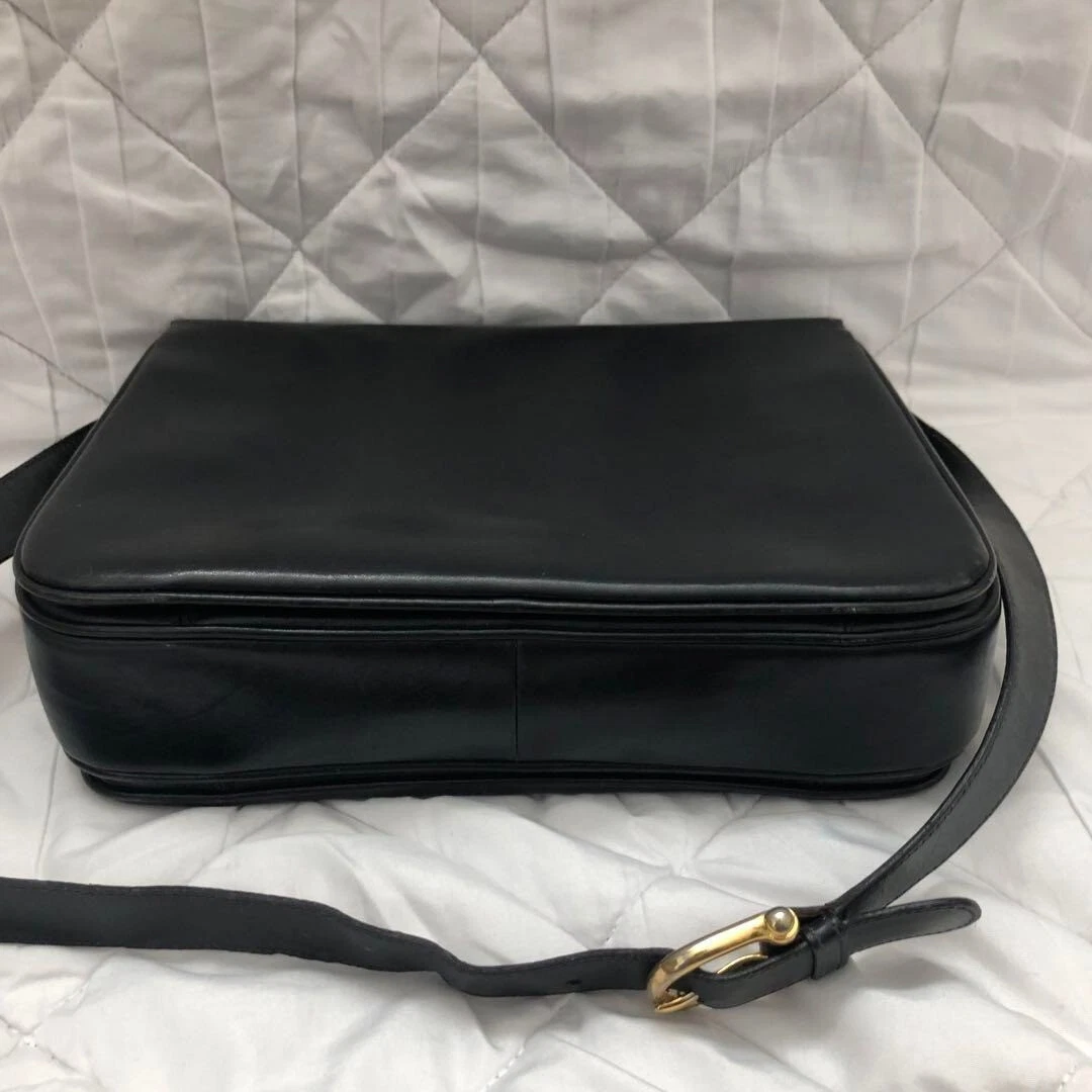 Borsa a tracolla CELINE Macadam borsa a tracolla pelle vintage USATA originale #S2071