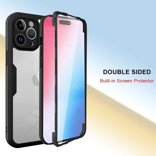 360 Full Case Clear Coque Etui Antichoc Pour iPhone 16 15 14 13 12 11 Pro Max XR - Photo 10 sur 17
