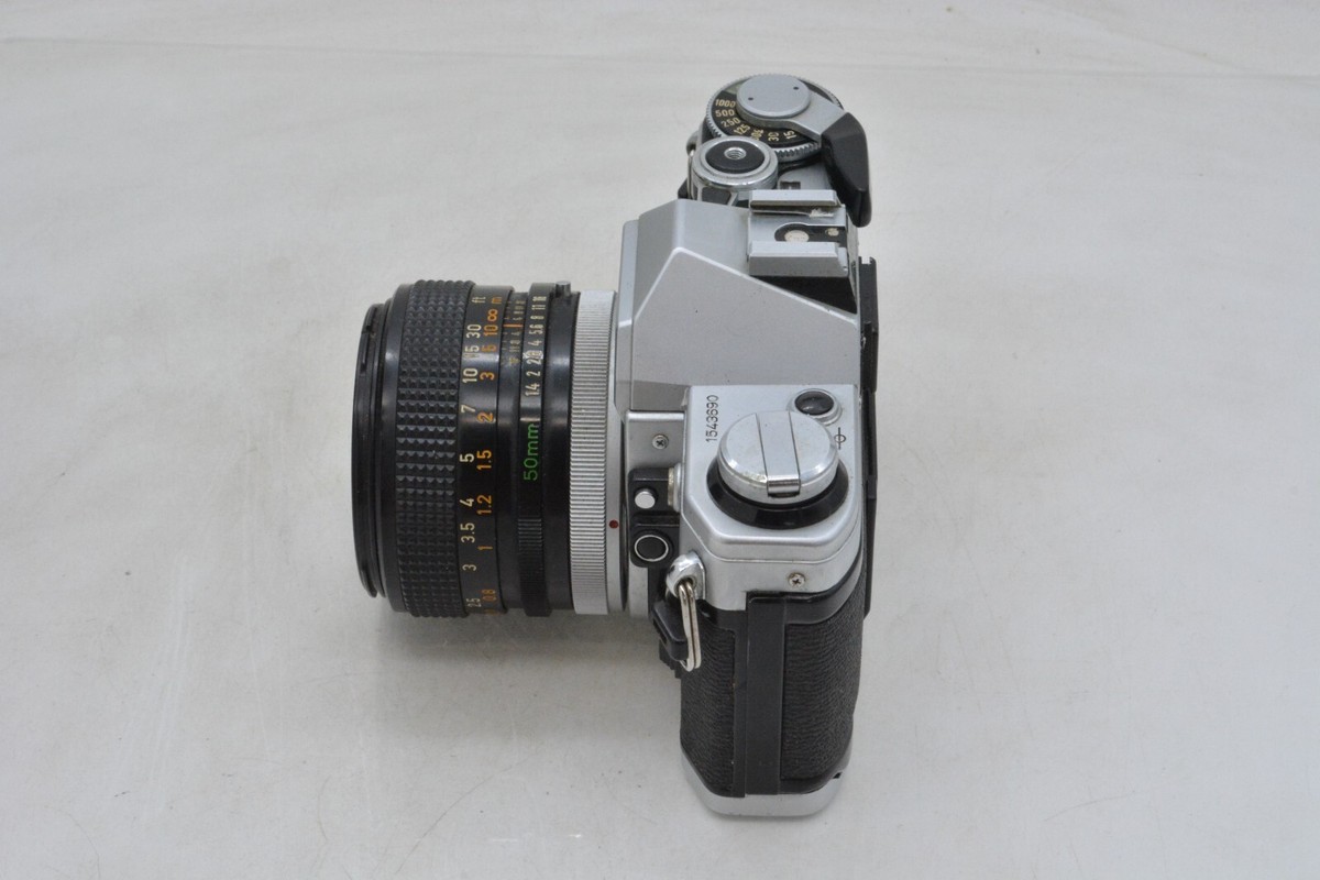 EXC+++++] Canon AE-1 Silver 35mm Film Camera FD 50mm f1.4 s.s.c.