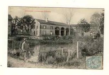 Cpa 10 Anglus 1905. P�cheur devant l?Ancien Ch�teau. Dos divis�, �crit. Bon �tat