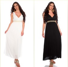 Ladies Maxi Dress Party Goddes Maxi Dress With Embroidery 