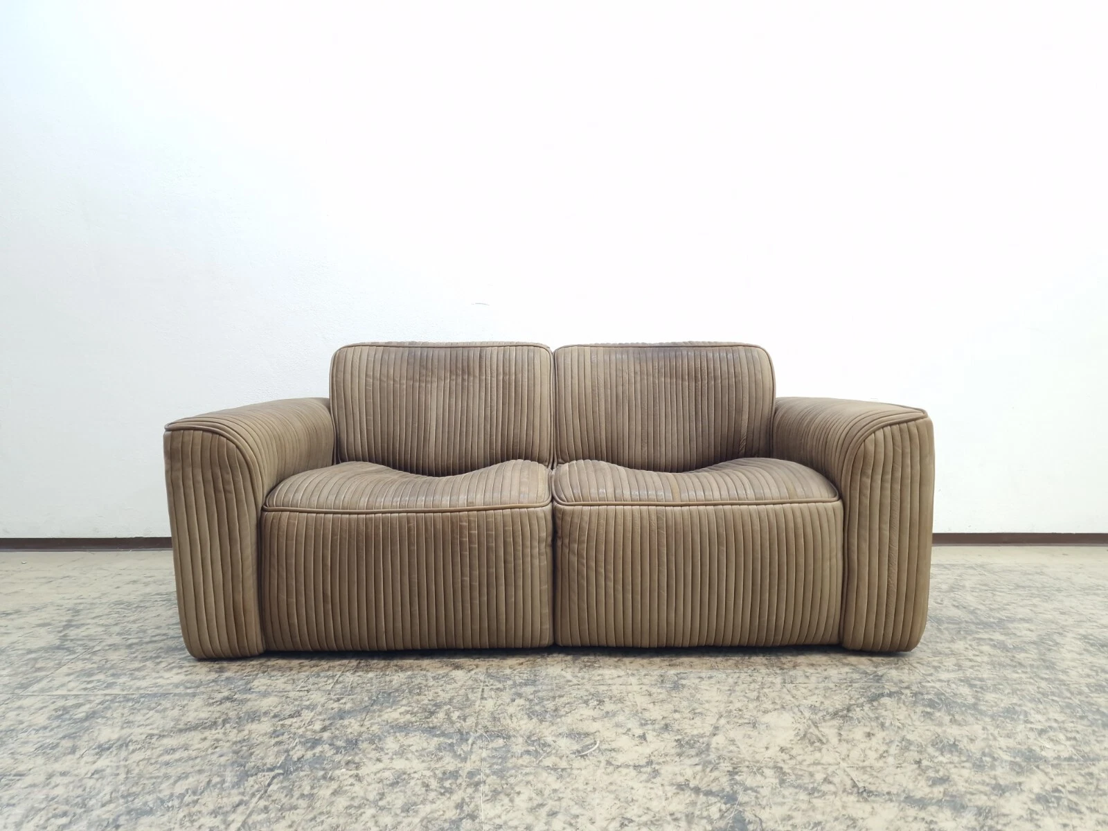 De Sede Ernst Lüthy 2 Seater Rare Designer Sofa Armchair Leather Sofa SOFA Leather