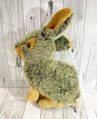 Bunny Rabbit Brown Tan 11" Plush by Dan Dee Easter Soft Toy Stuffed Animal - Picture 2 of 8