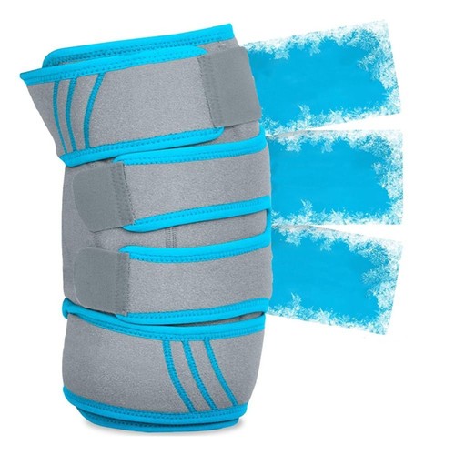 360 Degree Cold Gel Knee Ice Pack Wrap Reduces Pain and Swelling - Picture 7 of 12
