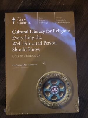 Teaching Co Great Courses Guide Book:     CULTURAL LITERACY for RELIGION   new