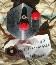 RF bayonet connector, through-bulkhead by Simmons