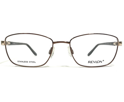Revlon Eyeglasses Frames RV5032 249 CAFE Square Round Full Rim 51-17-135