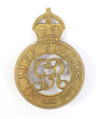 Cap Badge: 1st and 2nd Life Guards Regiment (Originalmaterial)