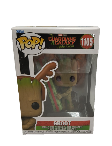 Funko Guardians Of The Galaxy Holiday - Vinyl Figur Groot #1105 -Neu 2.Wahl #-image