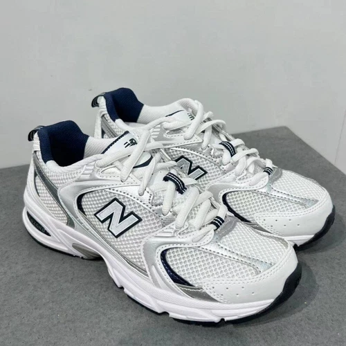Sneakers NB 530 bianche argento sportive casual mesh morbide moda UK*-* - Foto 3 di 30